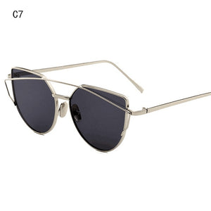 2018 Qigge Fashion Vintage Cat Eye Sunglasses
