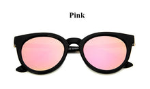 Load image into Gallery viewer, cat eye pink sunglasses woman shades mirror